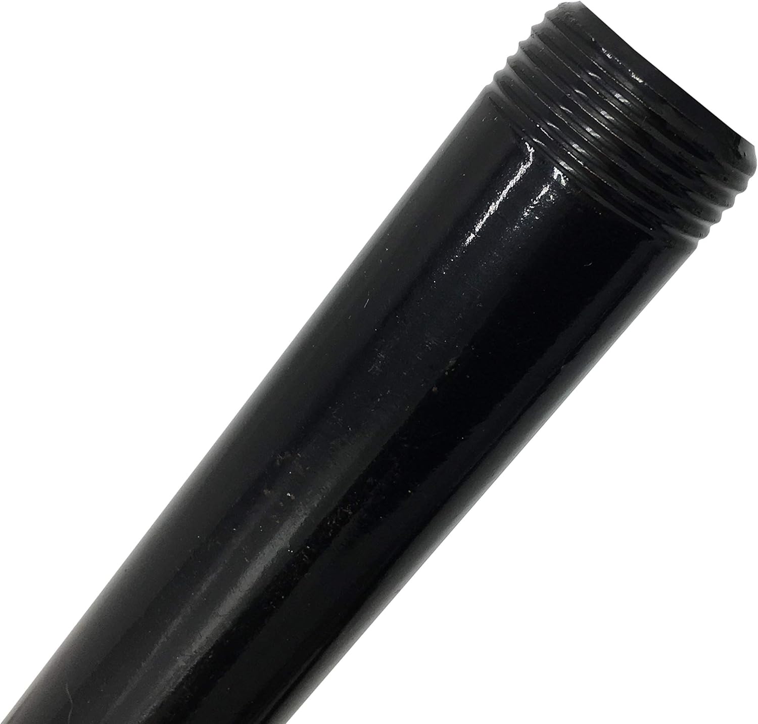 3/4 Inch Mallealbe Cast Iron Pipe, Pre Cut, Industrial Steel Black Fits Standard One Half Inch Black Threaded Pipes Nipples and Fittings, Build Vintage DIY Furniture, 10 Pack (14 Inch Length) : Industrial & Scientific