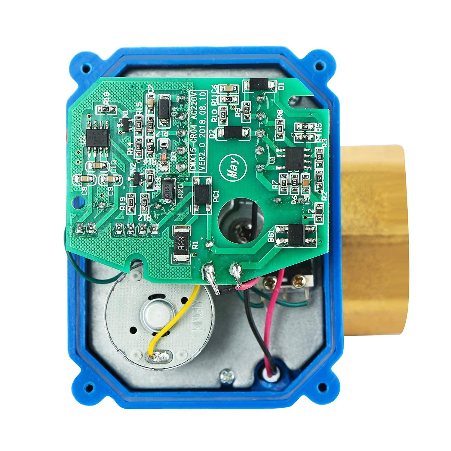 U.S. Solid 1 1/4" mosiężny zawór kulowy z napędem 220V AC (85-265V AC) DN32 elektryczny zawór kulowy, 2-przewodowa konfiguracja automatycznego powrotu