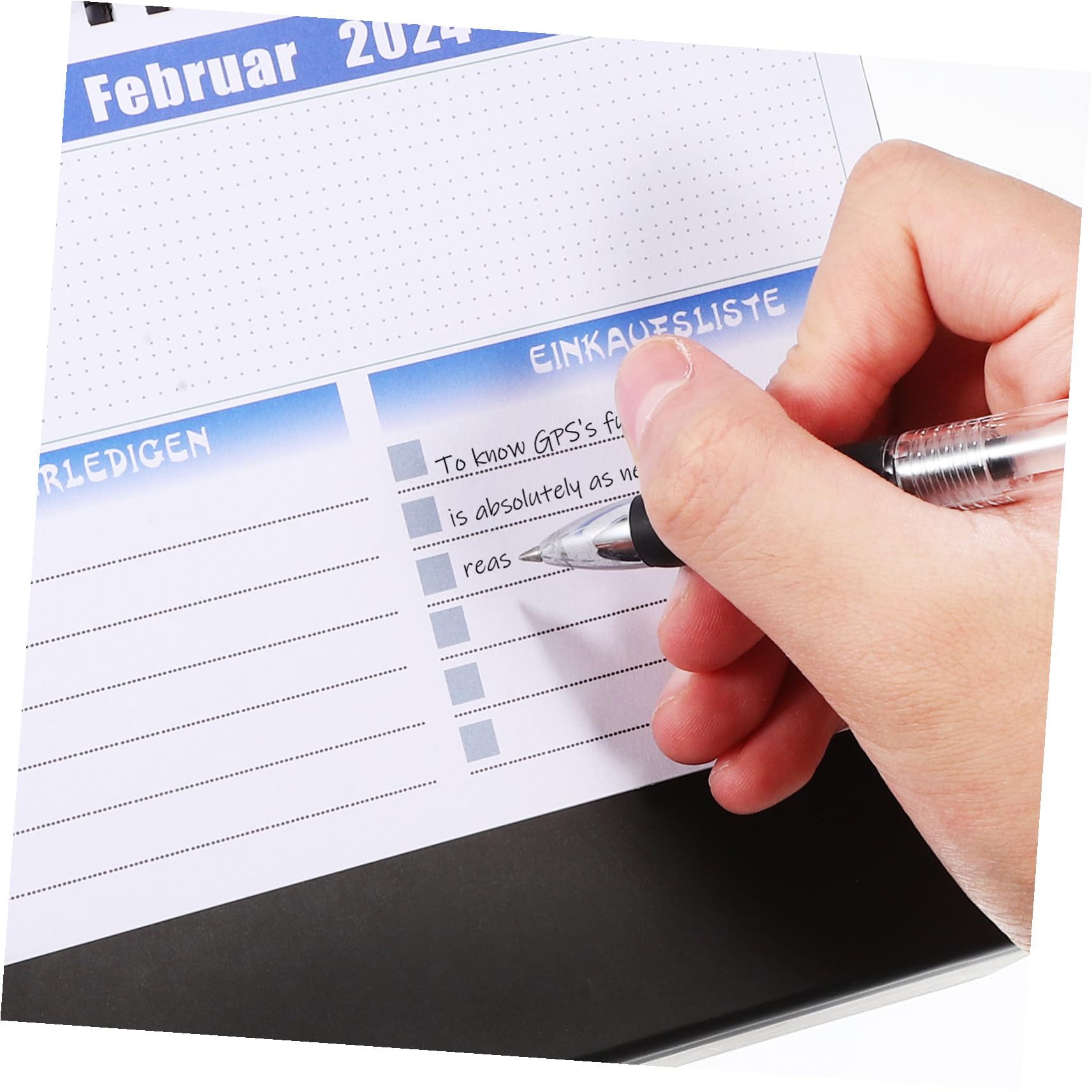 4 Pezzi Calendario da Tavolo con Rilegatura Spirale Planner Mensile Ufficio Calendari Desktop Stabili e Organizzati per Casa e Scrivania