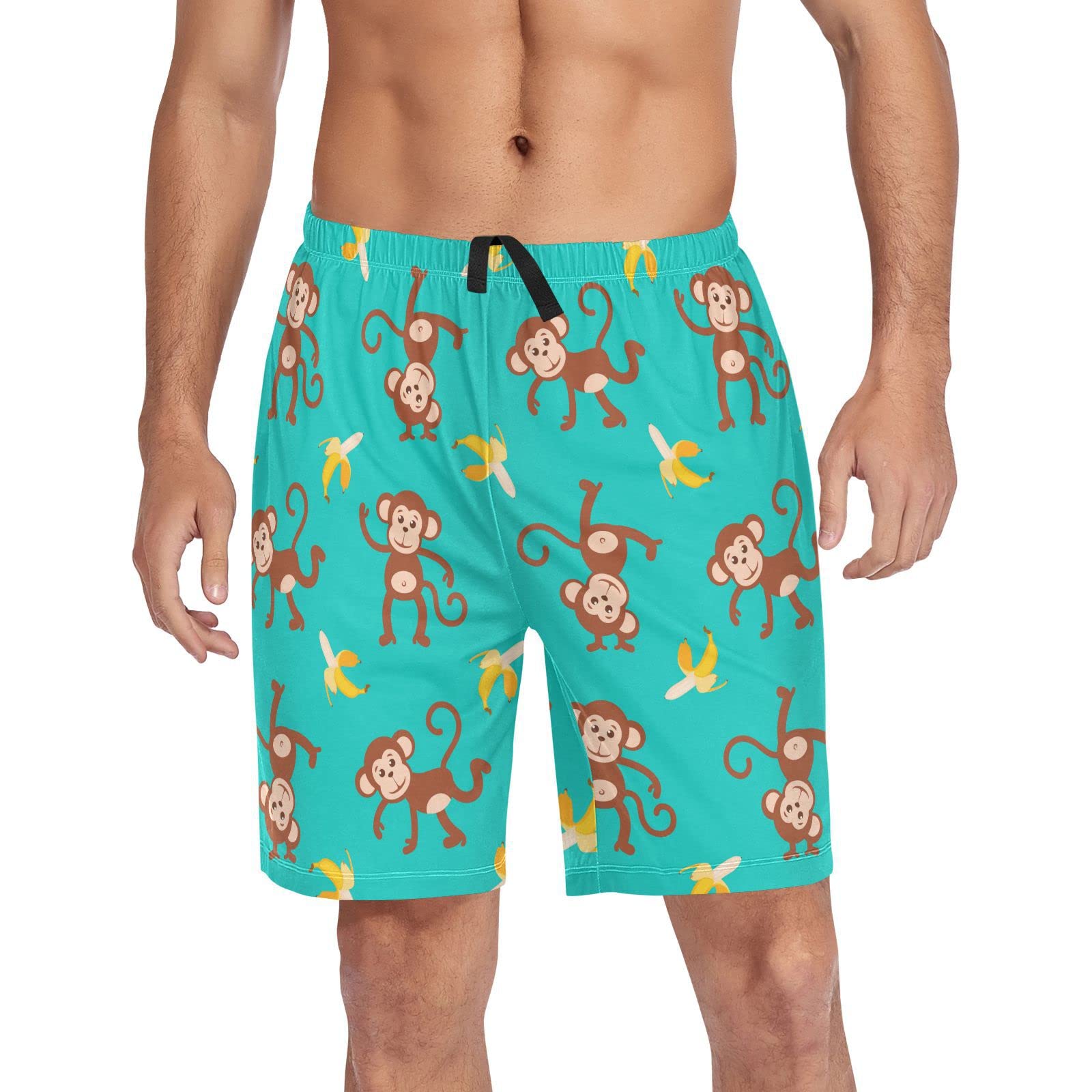 ollabaky Easter Pajama Shorts for Men Pjs Bottoms Sleep Shorts Lounge Wear Pajama Pants with Pocket-picture-33