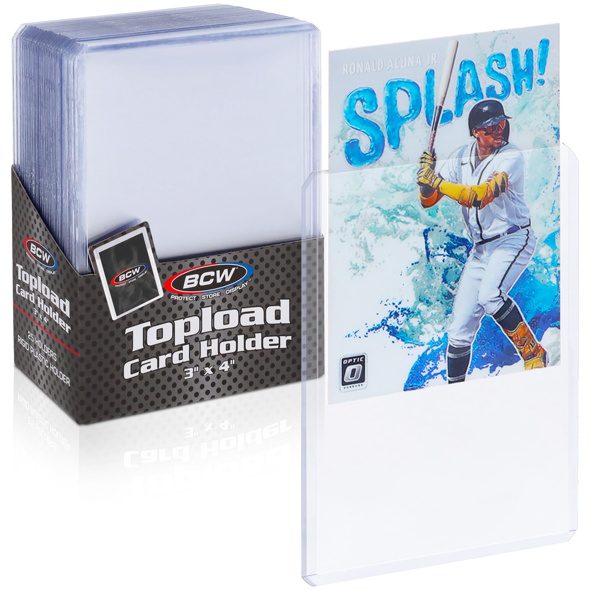 Amazon.com: BCW 3x4 Topload Card Holder - Standard - 25ct | Rigid