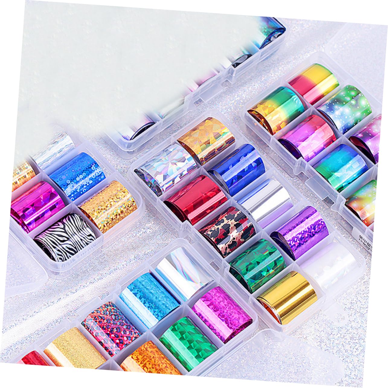 Ipetboom 12juegos Pegatinas De Uñas Patrón De Estrellado Accesorios De Manicura y Estilos Para Eventos y Uso Profesional