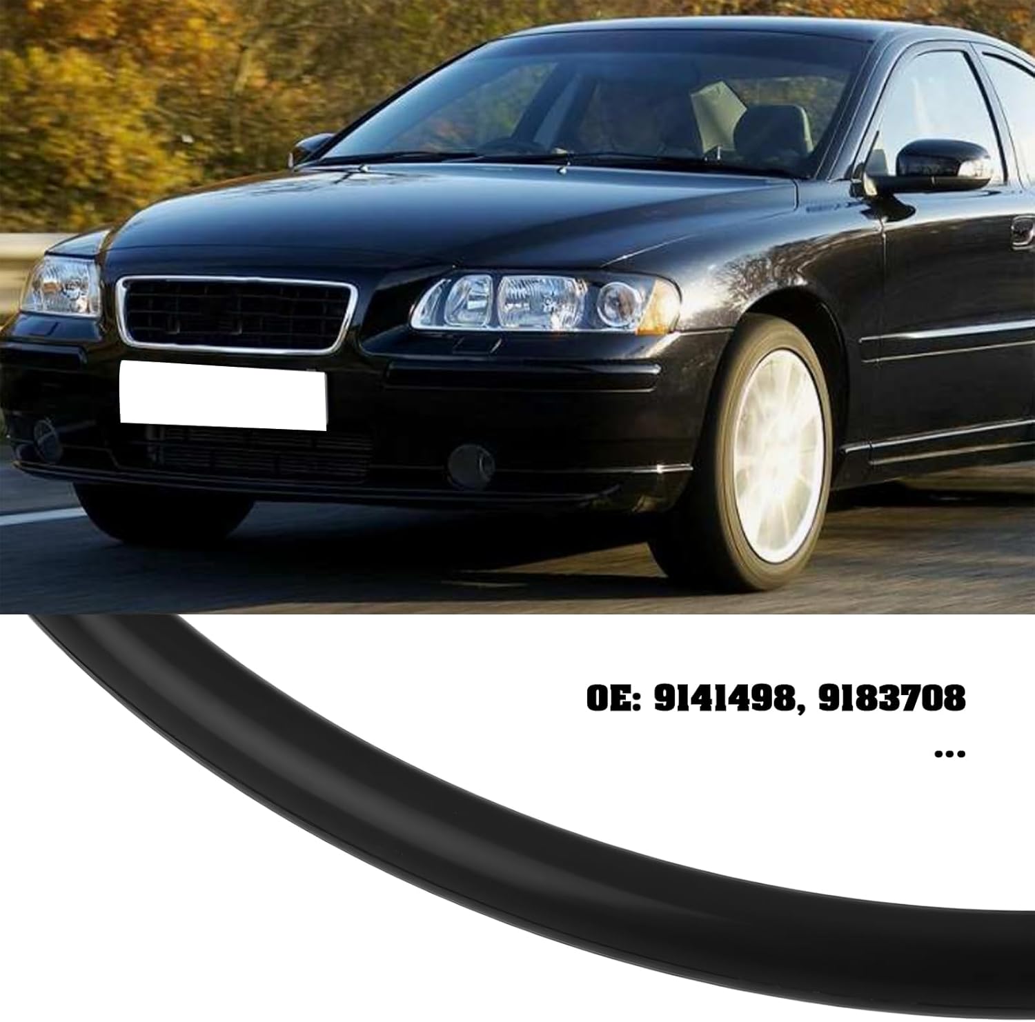 Car Fuel Pump O-Ring 9141498 120x5mm Sealing Compatible with Volvo S60 I 2000-2010, 9183708