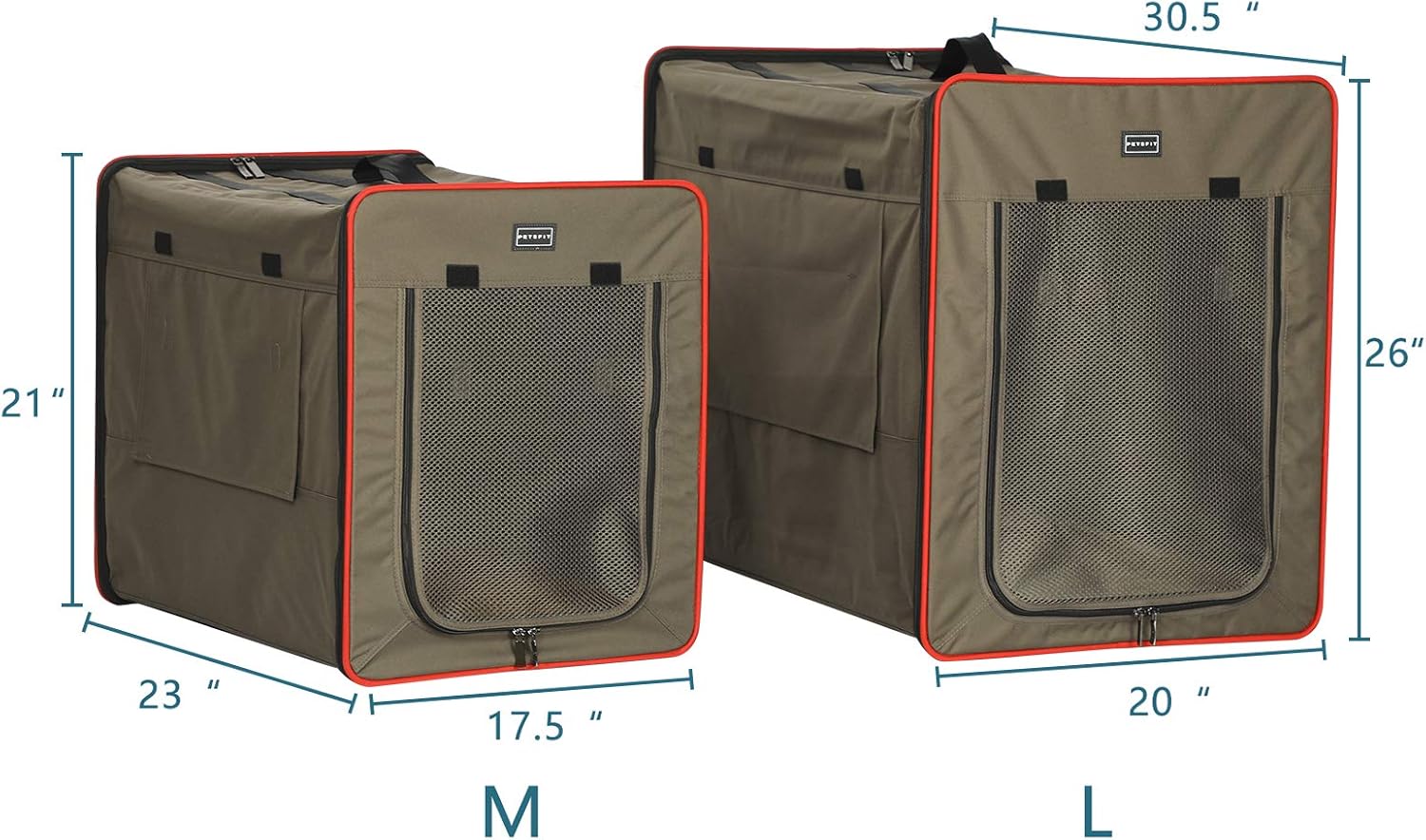 Petsfit Foldable Cat Kennel,Cat Cage,Dog Kennel,Lightweight Pet Kennel : Pet Supplies