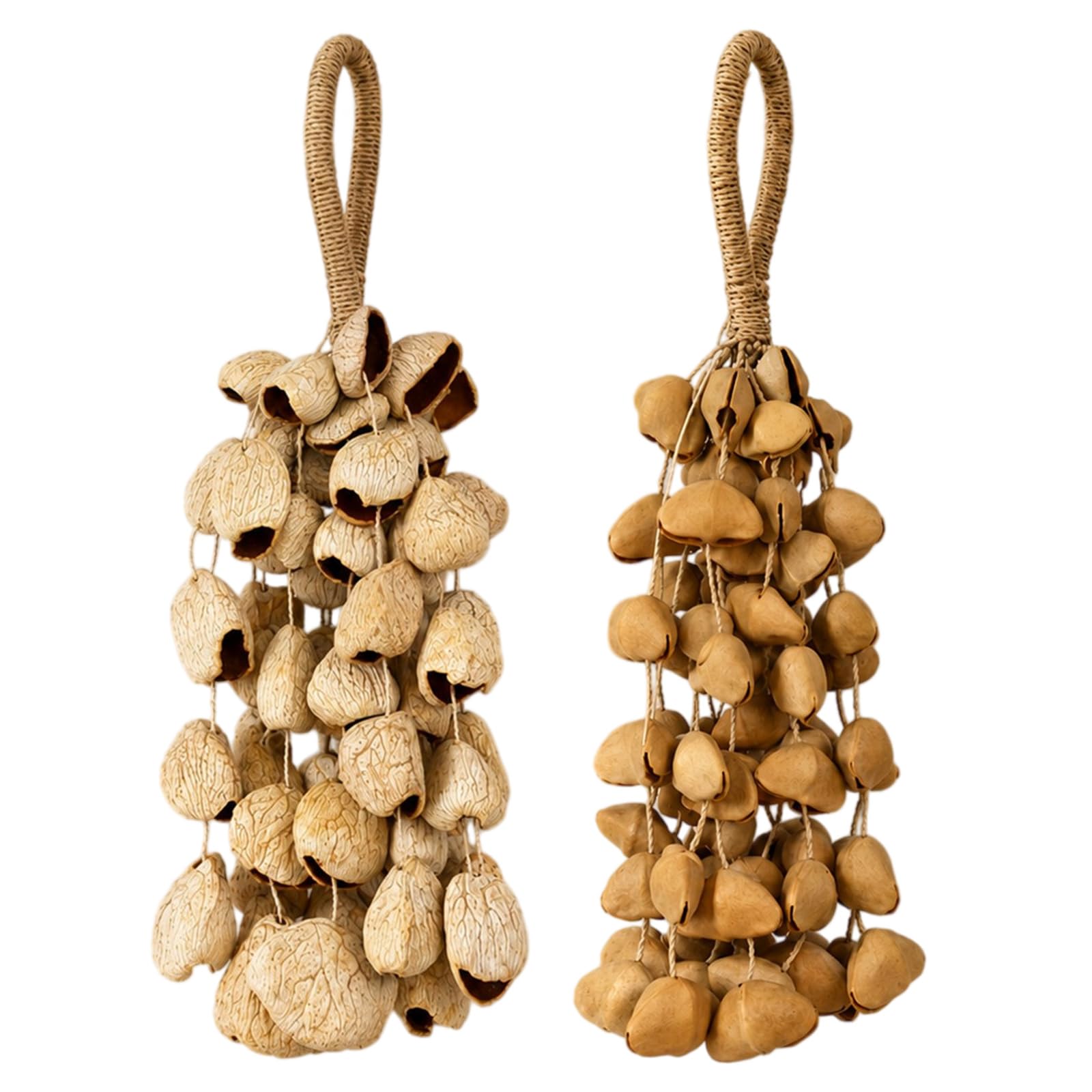 Portatile Shell Naturale Shaker Spirituale Relax Percussione Strumenti di Decorazione del Suono Campane per la Musica Fare Frutta Shell Campane Mano