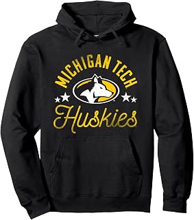 Michigan Tech Huskies Logo Pullover Hoodie