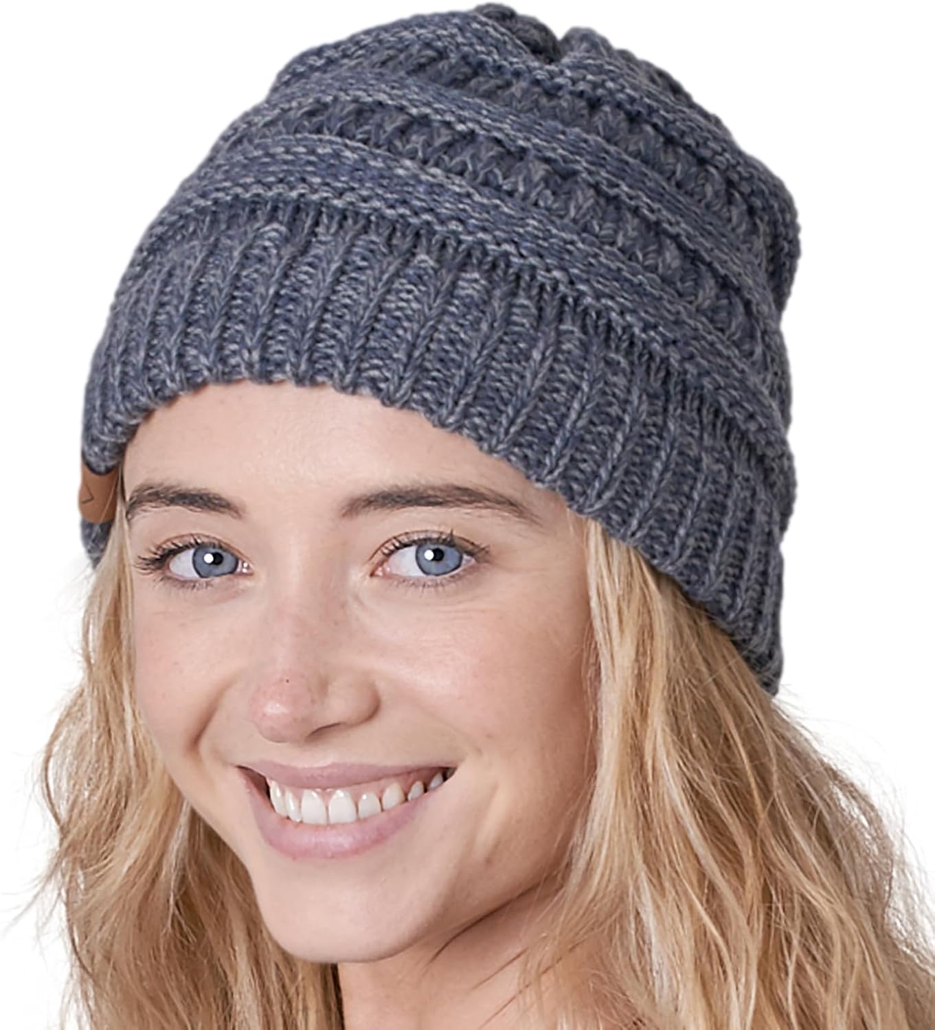 Cozy Cable Knit Slouchy Beanie for Women – Itch-Free Winter Hat