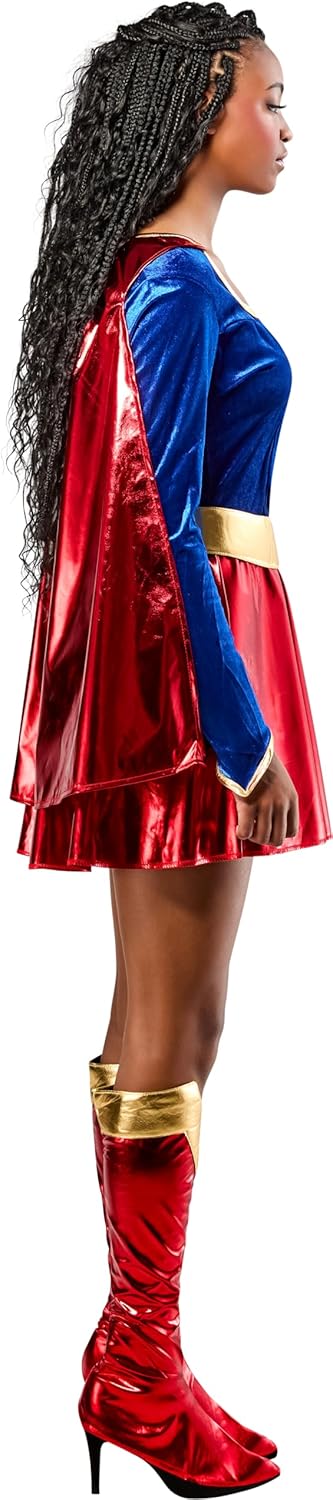 Rubies DC Comics Superheroes: Supergirl Costume Dress for Adults, Women's XS