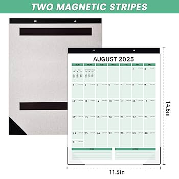 Amazon.com : 2025 Magnetic Calendar for Fridge