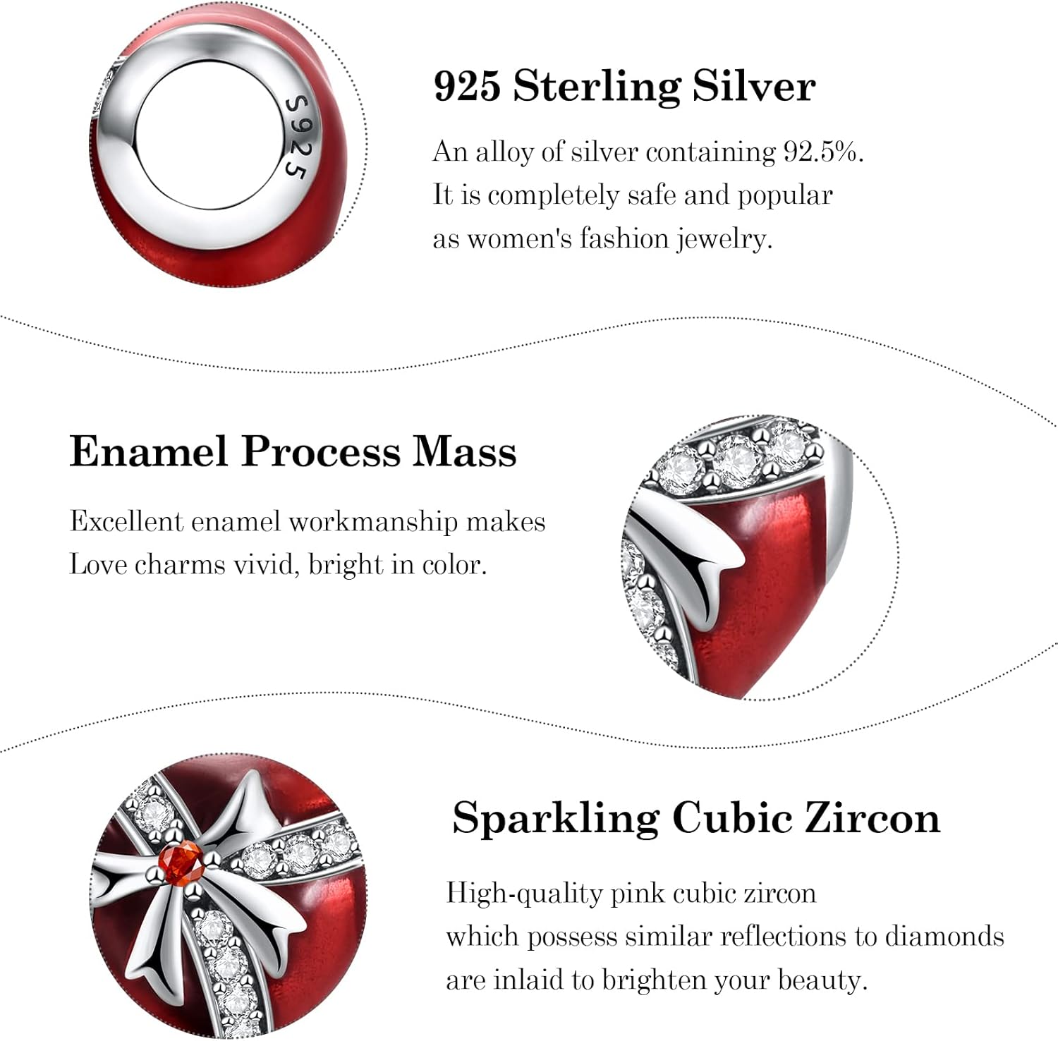 JIAYIQI Christmas Charm Fit Charms Bracelets 925 Sterling Silver Bead Charms Christmas Jewelry for Women - Image 6