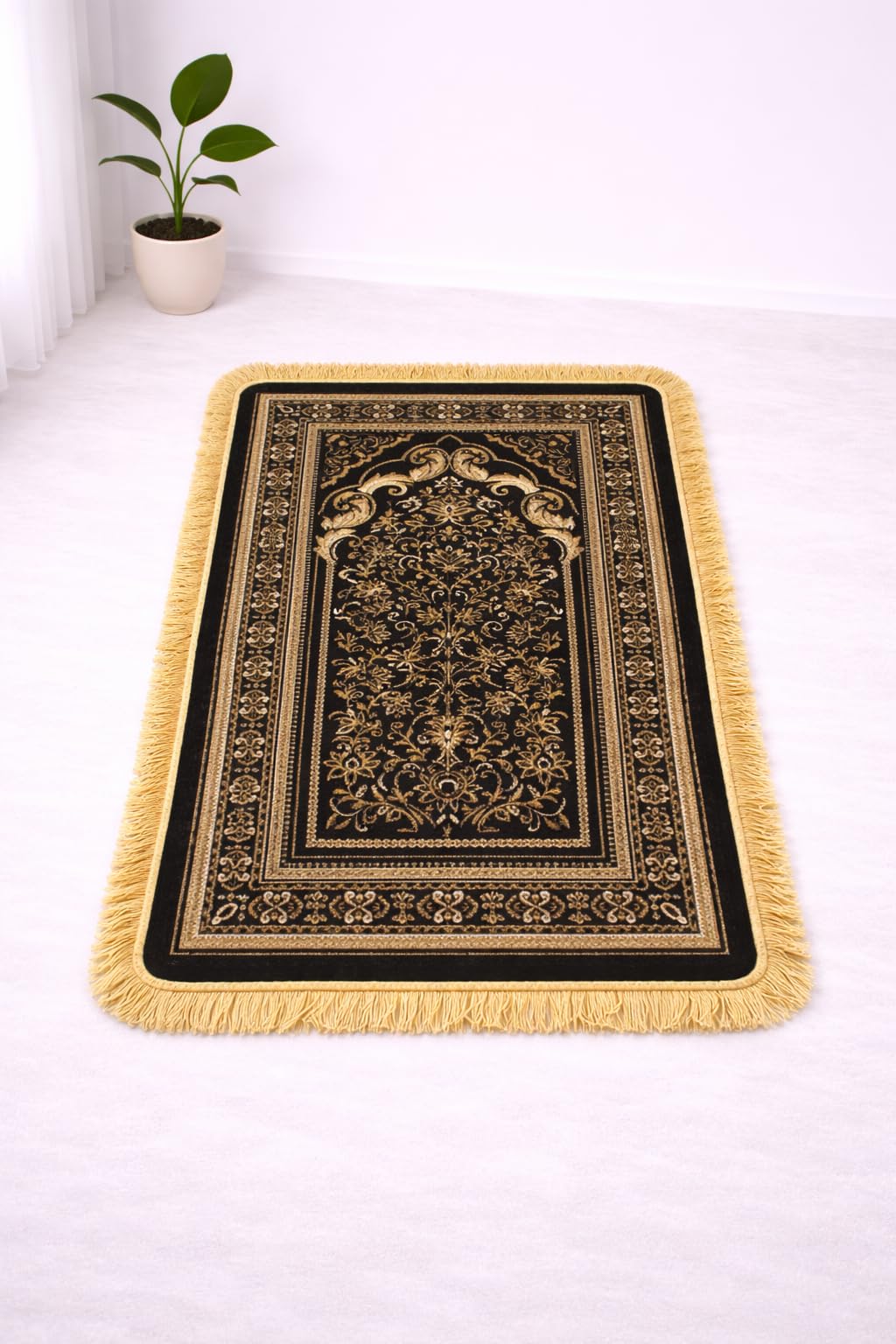 Janamaz Prayer Mat - Velvet, Aasan, & Comfortable -15