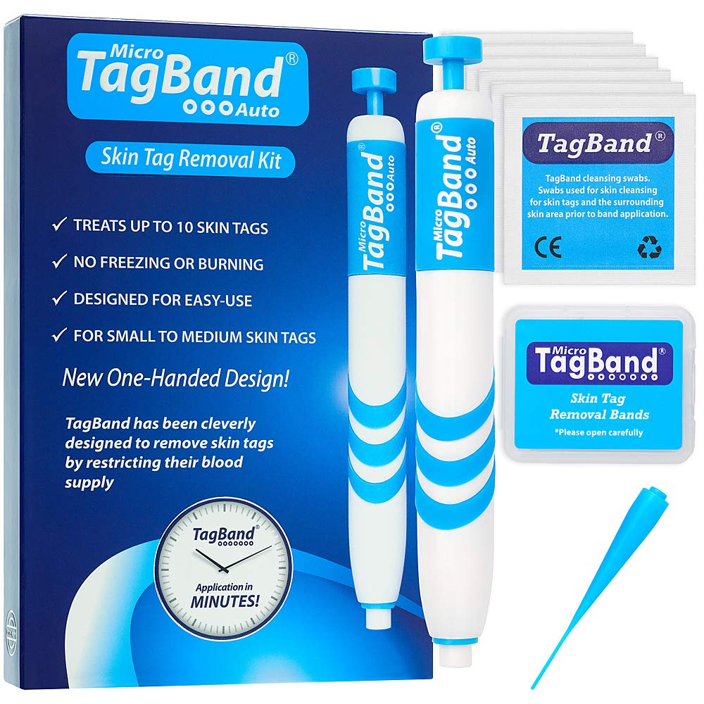 Auto TagBand Micro Skin Tag Remover Device for Small Skin Tags. Easy