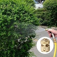 AstarFavor Sárgaréz Tömlő Csatlakozó Szett 6 db Gyorscsatlakozó Kerti Locsolótömlő Kiegészítő Öntözéshez Autómosáshoz 5