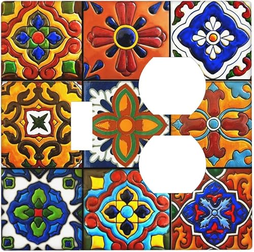 Miniatura 47 de Farmhouse Coffee Primitive Coffee Bean Kitchen 3 Gang Triple Interruptor de Luz de Palanca Cubierta de Placa de Pared Placa Frontal Eléctrica