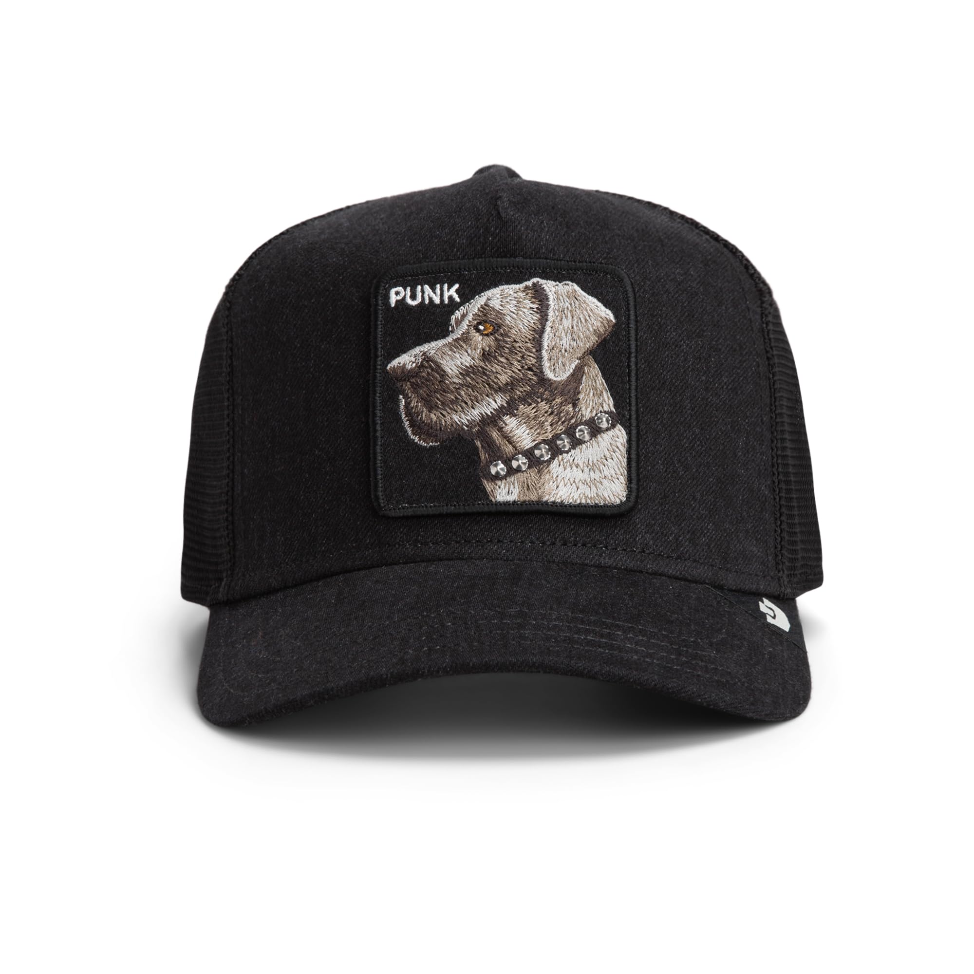 Goorin Bros. Punk Dawg Trucker CapBros. Women/Men - Cap Baseball mesh Snapback, with Peak, Peak All-Season Spring Summer Autumn Winter - One Size Black