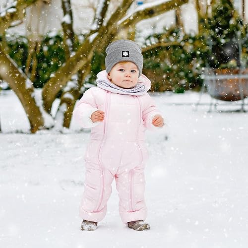 Miniatura 5 de HONGTEYA Paquete de 2 gorros de invierno para bebés, gorros de punto para niños y niñas, cálidos sombreros de bebé de 0 a 8 años