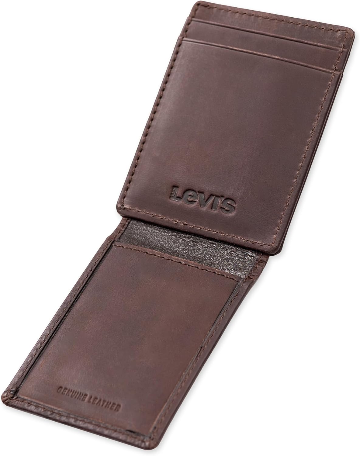 Levi's mens RFID Slim Everyday Card Case Wallet - Image 3