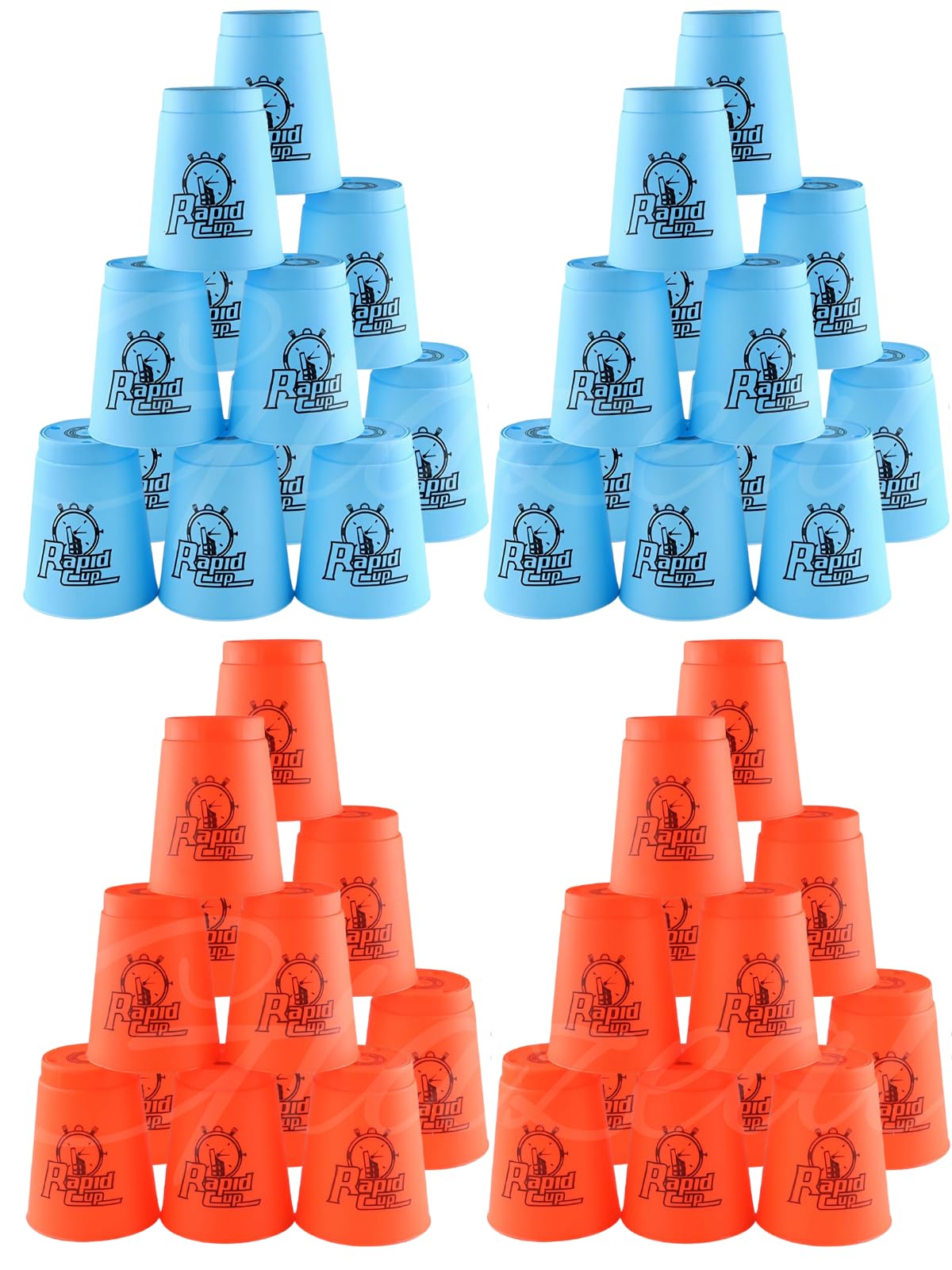 Amazon.com: Glazeal 48Pcs Sport Stacking Cups, Quick Stacking Cups 