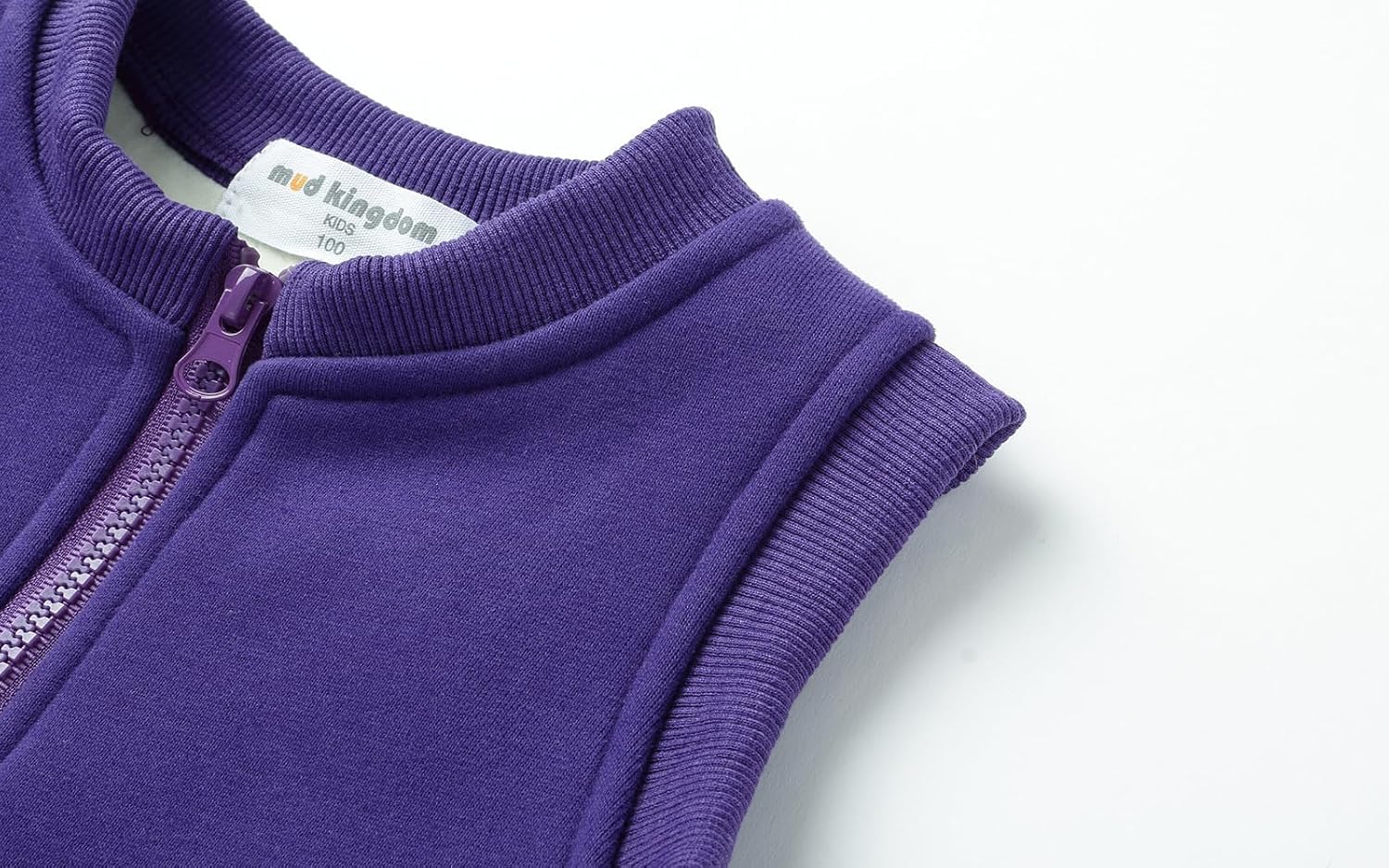 Mud Kingdom Little Boys Fleece Lined Vest Cute Cartoon Patterns Zipper Closure Sleeveless Jacket Thick Warm Outerwear - Image 4