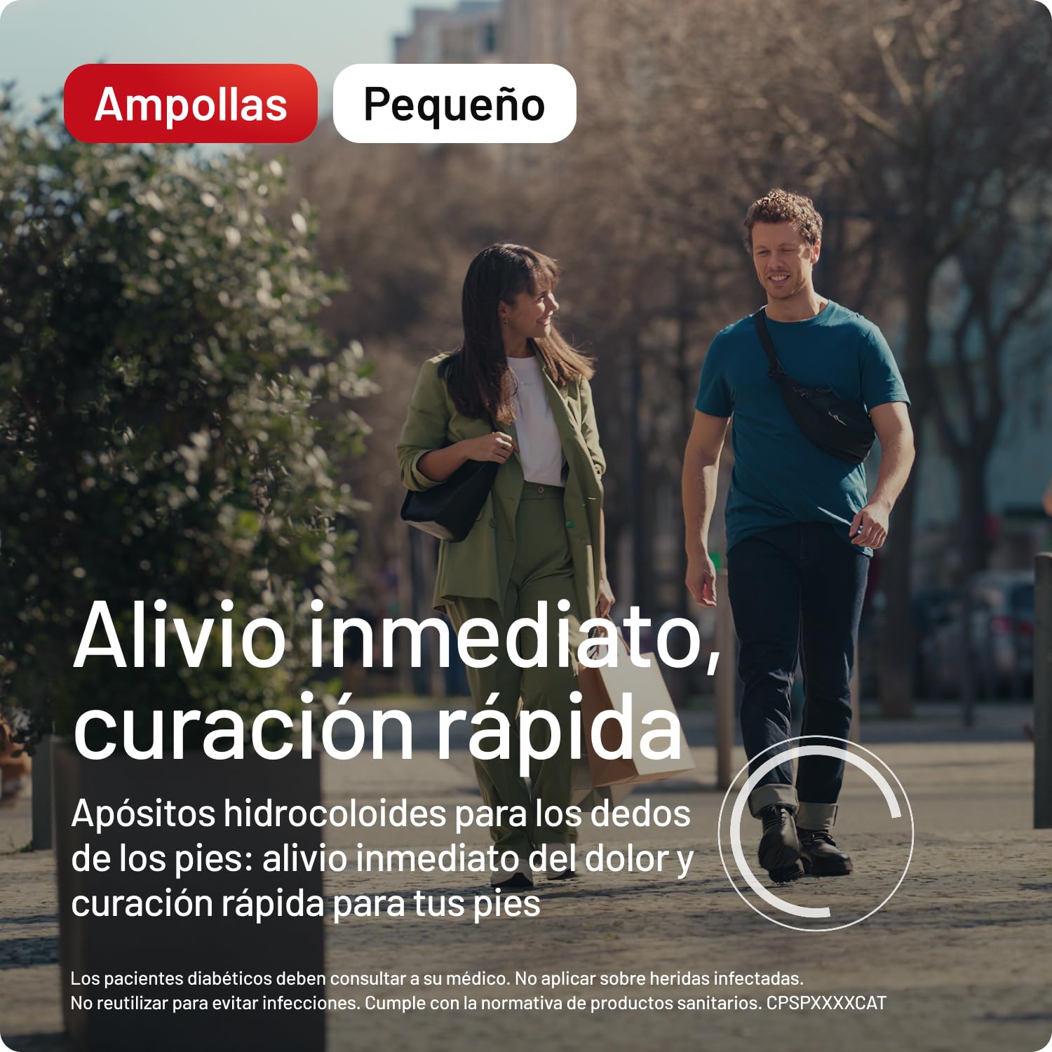 COMPEED Ampollas Pequeñas, Apósitos Hidrocoloides Contra Rozaduras, Pack 6 uds.