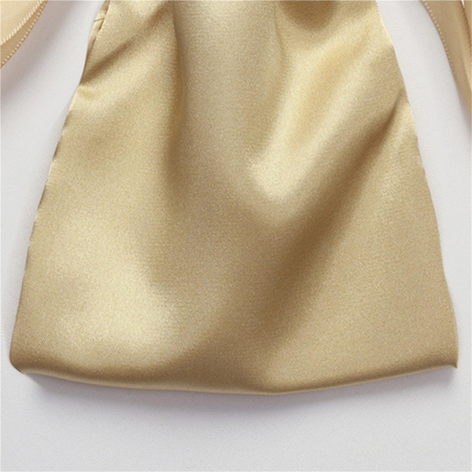 Bolsa Guardapolvo para Bolso 6 uds. De Bolsos, Bolsas for el Polvo, Funda de satén, Bolsa de Almacenamiento con cordón, Bolsa de Viaje for Bolso, Ropa(6PCS Light Gold,60x50cm)