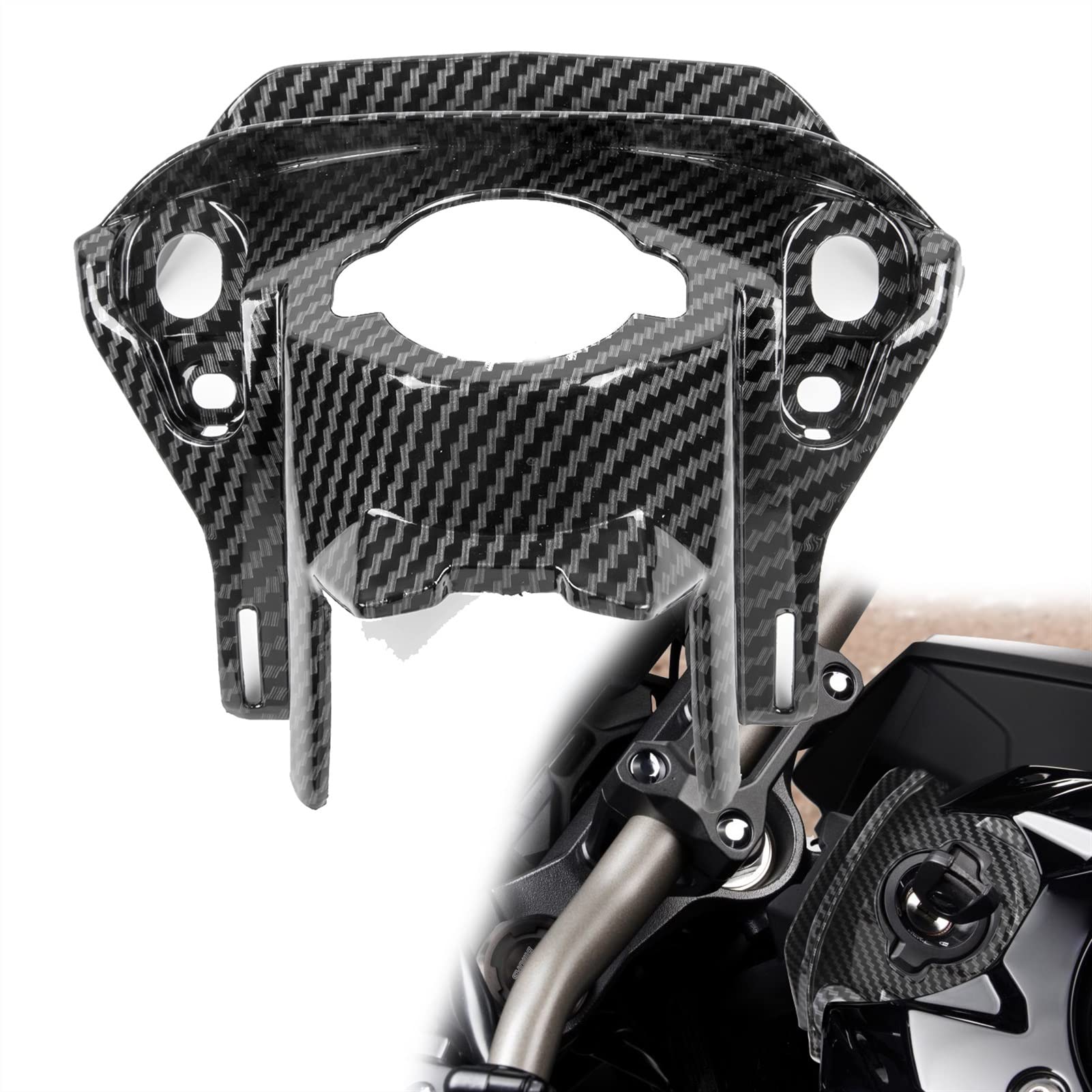 Garde réservoir carbone moto CB650R idéal pour vos sorties du weekend - 8
