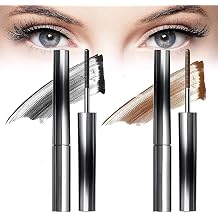 Lovelycat Eye Black, Iron Rod Eye Black, 3D Curling Iron Eye Black, Ultra-thin Metal Eye Black, Natural Thickening, Waterproof, Stain Resistant, Durable 2PC, One Size