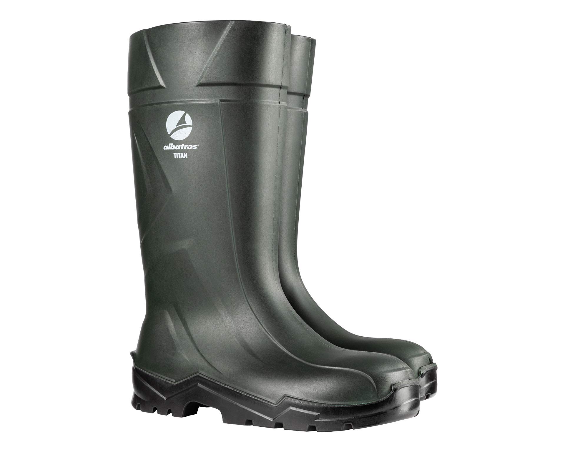ALBATROS TITAN CI PU-Sicherheitsstiefel S5 HIGH Arbeitsstiefel Sicherheitsstiefel S5 HRO SRC Stahlkappe Durchtrittschutz wasserdicht rutschfest hitzebeständig vegan