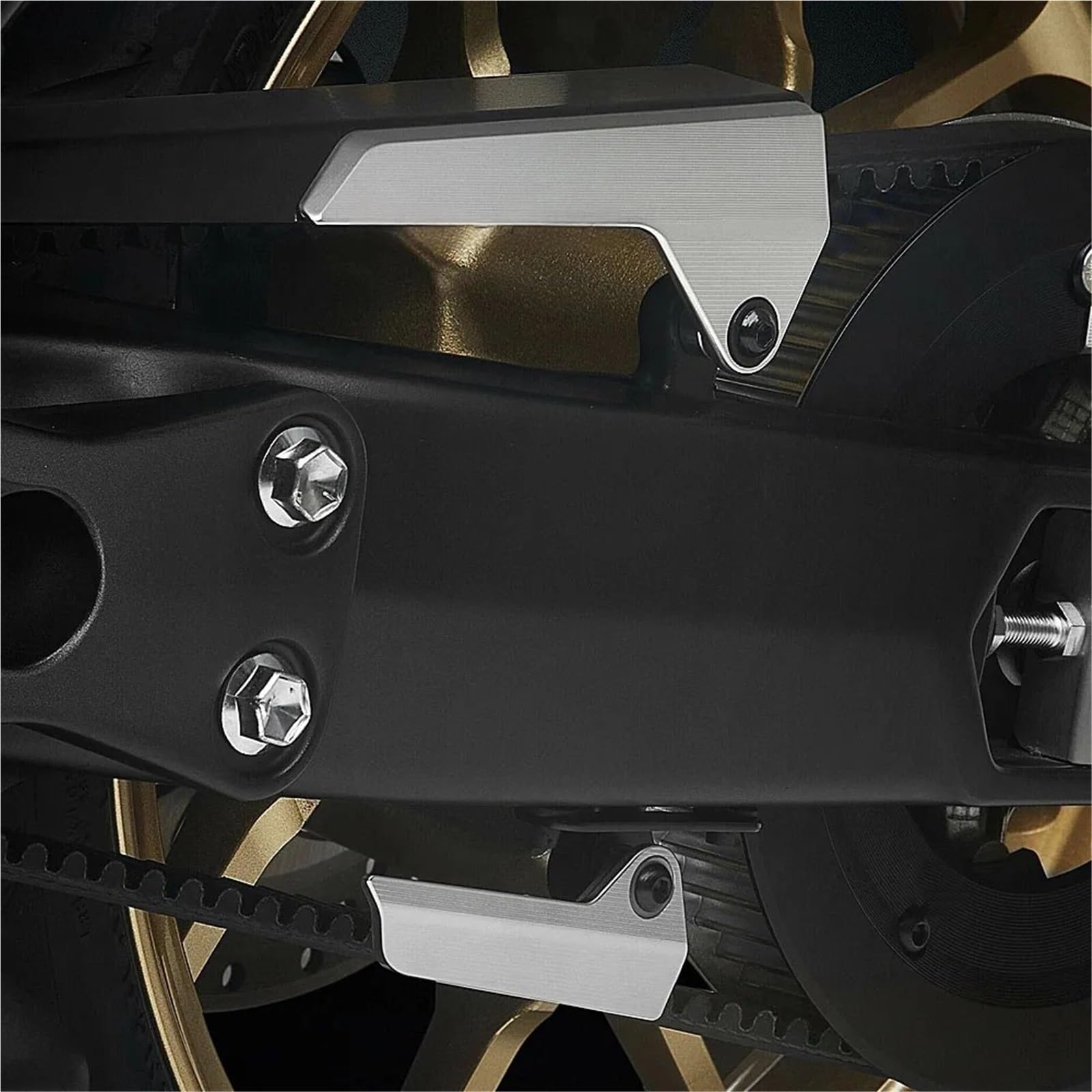 Kettenschutz Protector Für T-Max 560 Tech Max T-MAX560 TMAX | Motorrad-Gürtel-Kettenabdeckung Schutzverkleidung(Black)