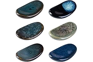 Ceramic Chopsticks Holder Set of 6 | Keep Your Chopsticks Organized and Clean