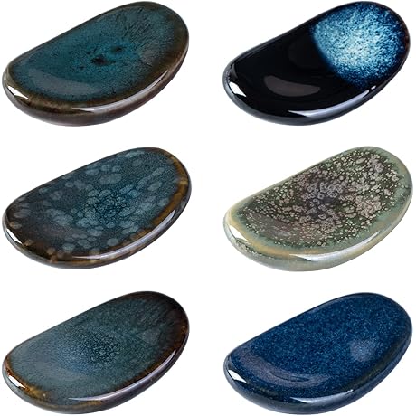 Ceramic Chopsticks Holder Set of 6 | Keep Your Chopsticks Organized and Clean