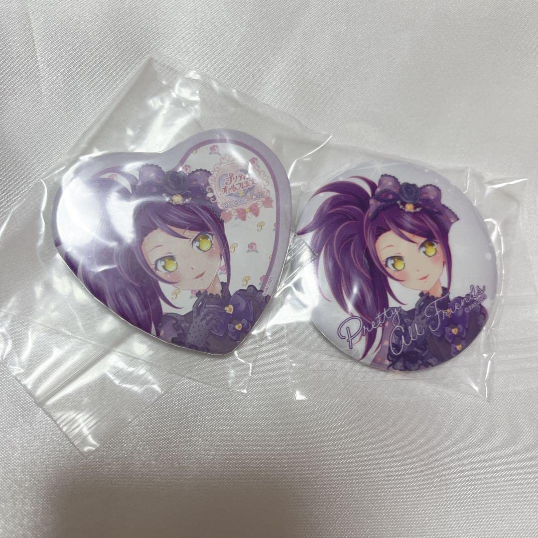 プリパラ　らぁら　缶バッジ　アモカフェ　amoカフェ プリパラ 真中らぁら 缶バッジ セット バレンタイン AMOカフェ
