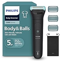 Philips Bodygroom Serie 5000 - Rifinitore per uomo con Sistema a tripla protezione