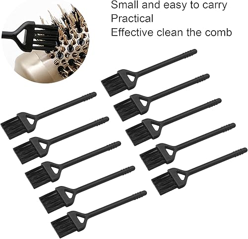 Miniatura 3 de 10PCS cepillos eléctricos de la limpieza de la afeitadora, mini nylon doble cara Clipper cepillo afeitadora limpiador