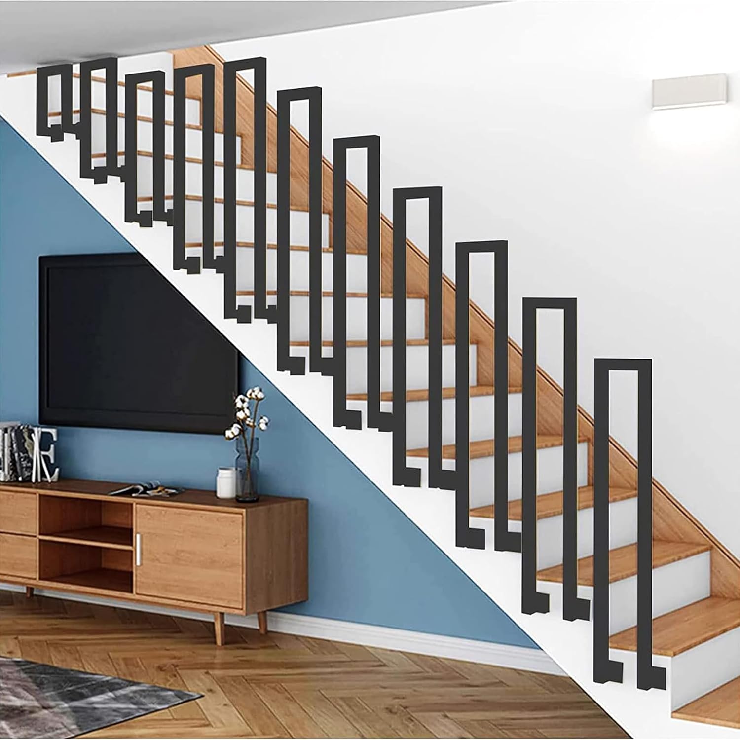Amazon.com: Indoor Stair handrails, Outdoor Stair handrails, U-Shaped ...