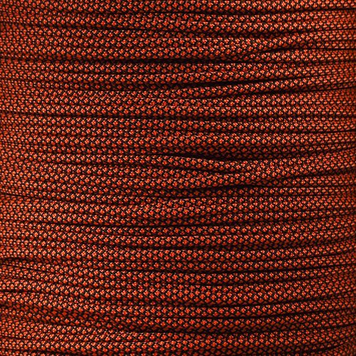 PARACORD PLANET 25 Feet Nylon 550Lb Type Iii 7 Strand Paracord Neon Orange Diamond โ image 1