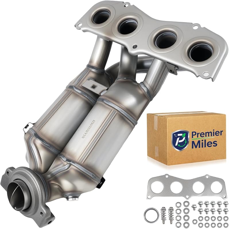 Convertidor catalítico de colector delantero compatible con Toyota RAV4 2001 2002 2003 2.0L L4 sistema de escape de repuesto directo (cumple con la EPA)