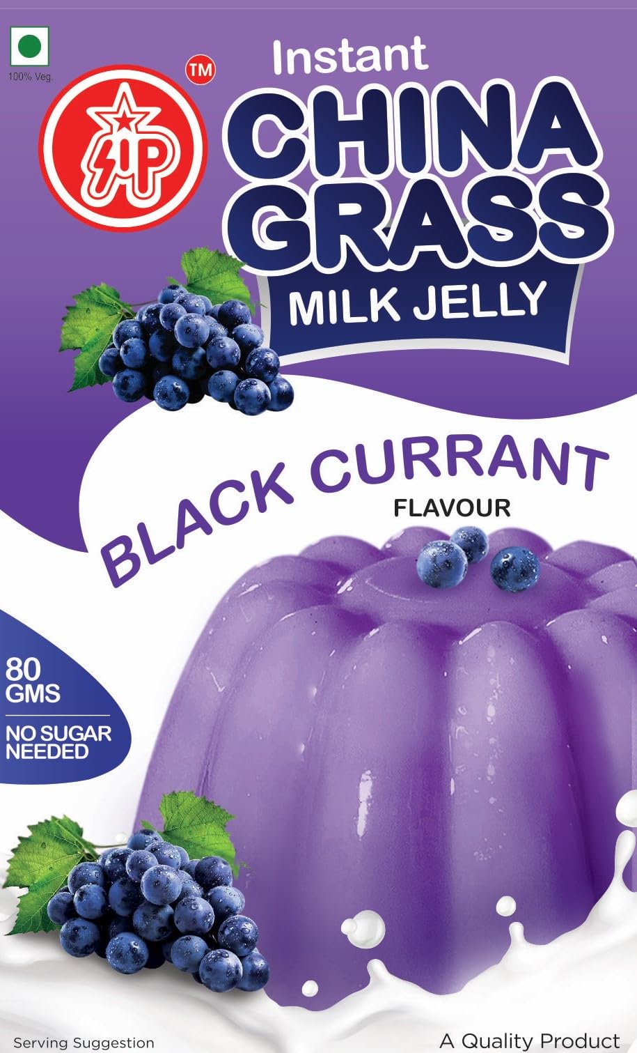 SIP Milk Jelly Black Currant (Pack of 2)