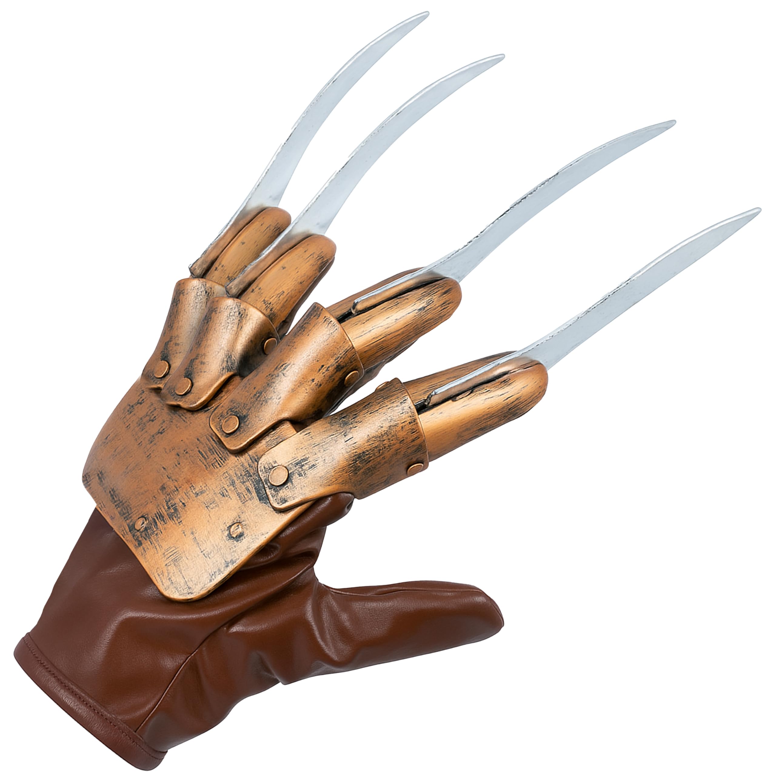 Ploutos World Wide Freddy Killer Claw Glove, Premium Quality Unique Halloween Freddy Claw Glove, Halloween Costume Harmless Claw Horror Glove