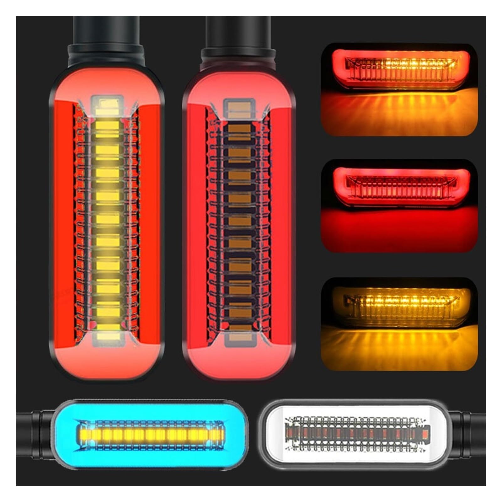Indicatori di direzione a LED per moto Relè a LED incorporato Segnali di arresto lampeggiatore per moto M10 universali per moto impermeabili Indicatoris Direzione