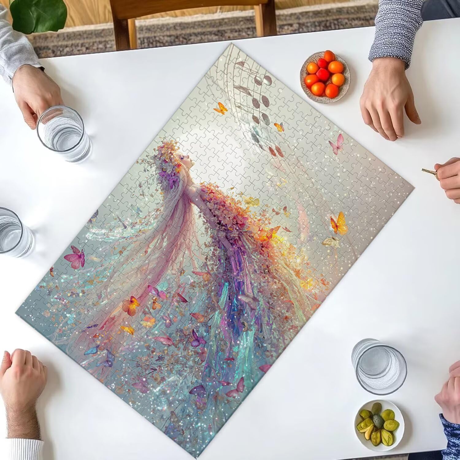 1500 Pezzi di Puzzle, fata1500 Pezzi di Puzzle per Adulti, Regalo di Anniversario, Regalo di Natale, Decorazione Della Casa, Prevenzione Della Degenerazione Cerebrale Negli Anziani v-857