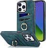 iPhone XS Max Case, 2 Card Storage, Includes Ring, Cover, Bunker, iPhone XS, Max Case, 360 Degree Rotation, Synthetic Leather, Shock Absorption, Stand Function, Lightweight, Thin, Fall Prevention, Simple