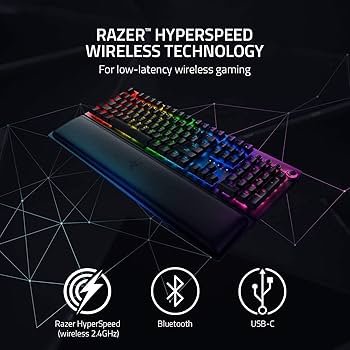 ✰【美品】RAZER BLACKWIDOW V3 PRO✰︎ Wireless Mechanical Gaming Keyboard - Razer BlackWidow V3