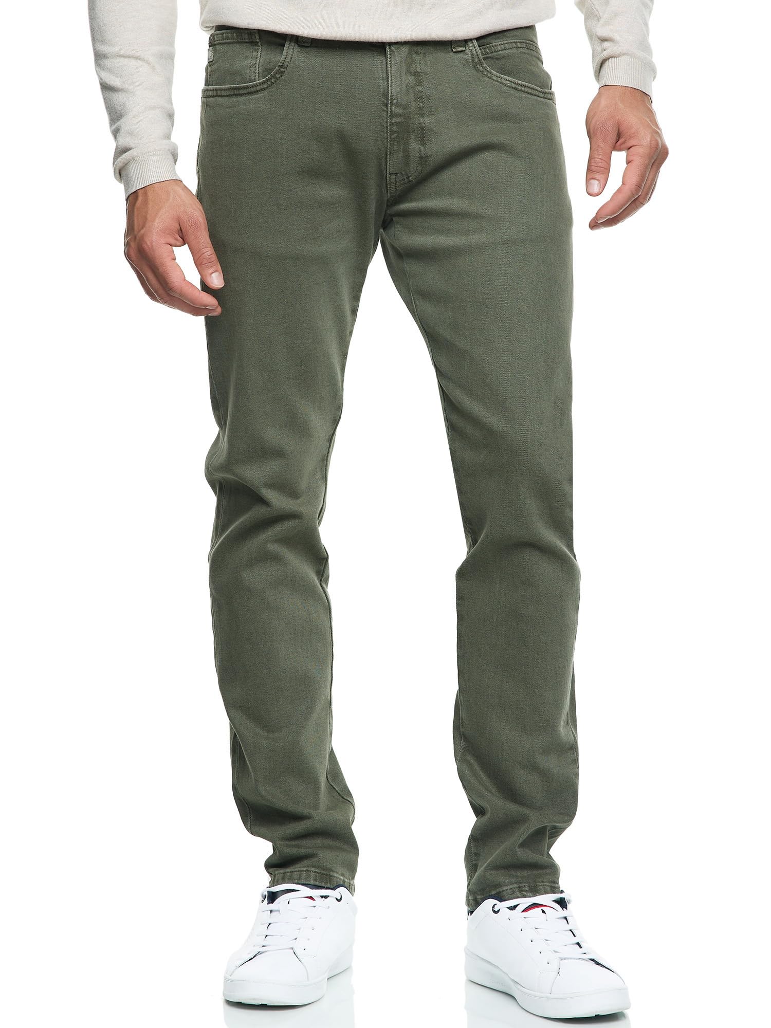 Indicode Uomini INSamario Jeans Pants | Pantaloni Jeans in 99% Cotone con 5 Tasche