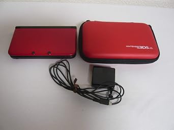 Nintendo 3DS LL Portable Video Game Console - Red & Black - Japanese Version only plays Japanese version 3DS games