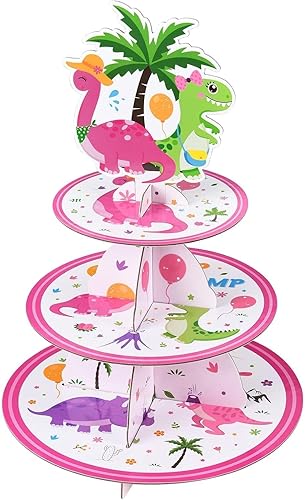 Vista 10 de WERNNSAI Soporte para cupcakes de helado – Decoración de fiesta de cumpleaños de helado para niñas y niños, soporte para cupcakes de paletas dulces