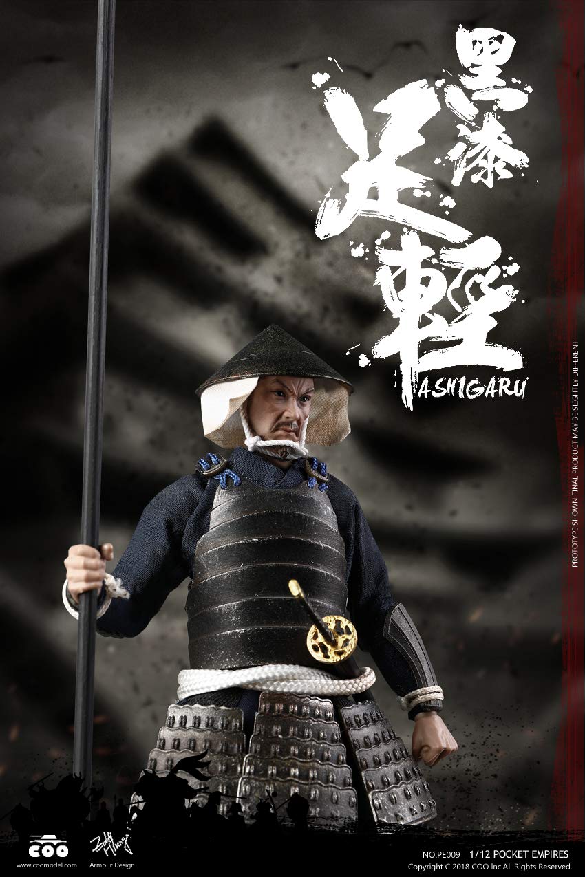 Amazon.co.jp: COOMODEL PE009 パルムエンパイア 黒塗 足軽 1/12