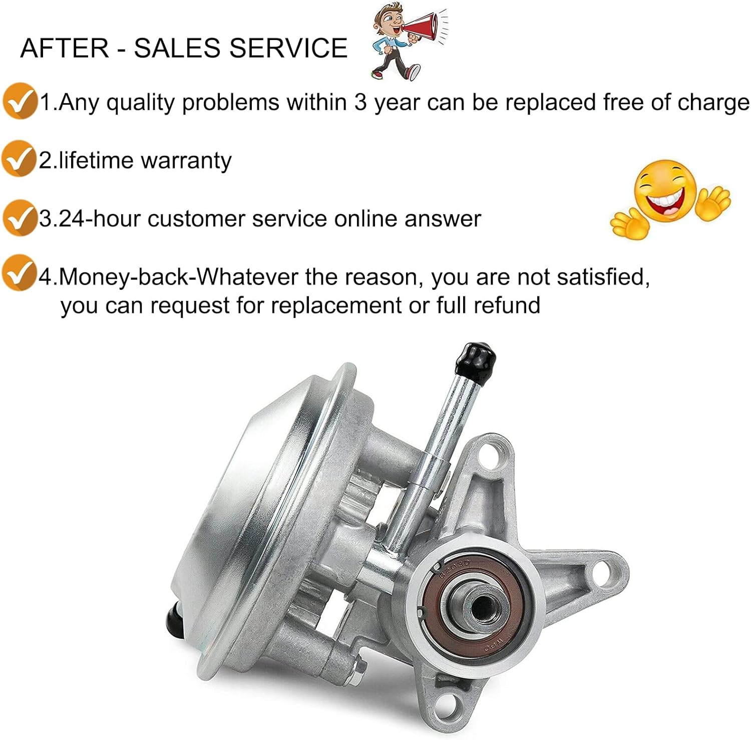 97241035 Vacuum Pump Compatible with IZUZU NPR 1995-2020 Replaces 8972410351, 8-97241-035-1