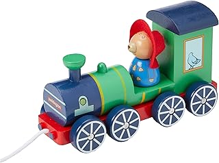 Paddington Bear Toy - Paddington Pull Along Train Toy, Wooden Toys - Early Development & Activity Toys for Girls and Boys, Toddler Toys - Official Licensed Paddington Bear Gifts by Orange Tree Toys