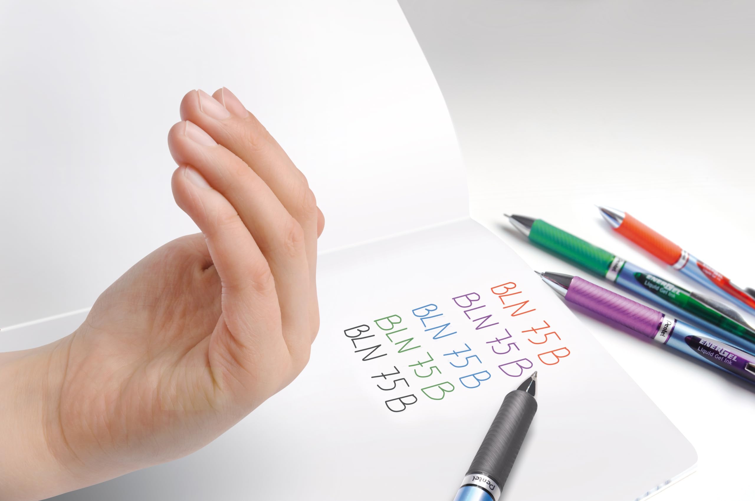 Penna A Sfera Pentel Energel XM Click - 4 Penne Da 0.5mm Nero - Foto 4